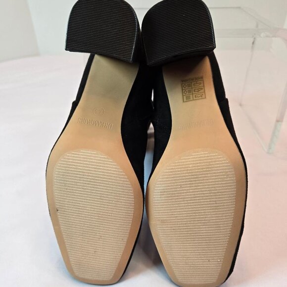 DREAM PAIRS Women's Chunky Heel Ankle Booties Almond Toe/Zipper Sz: 7.5 Black - Picture 12 of 13